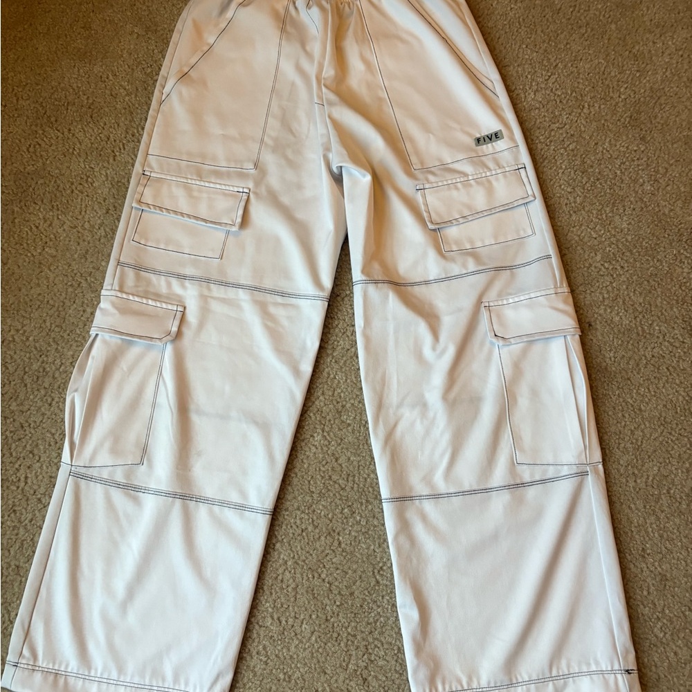 Five Dance size xs white track/dance pants